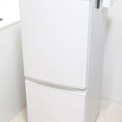 シャープ ノンフロン 2ドア冷凍冷蔵庫 137L（2016年製）