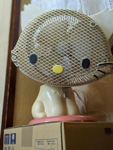 扇風機キティちゃん(⌒▽⌒)