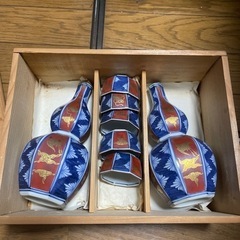 （中古）【箱あり】九谷焼　酒器