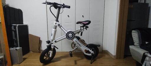 折り畳み式自転車　電動タイプですが普通の自転車として使用