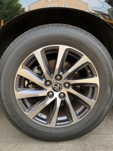 台東区荒川区は送料無料 トヨタ純正 アルファード 4本セット 225/60R17
