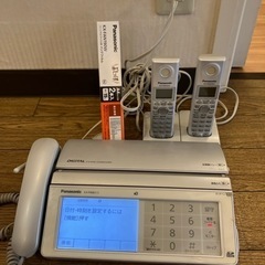 FAXつき電話＋子機2台