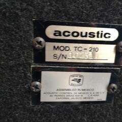 acoustic　TC-210の画像