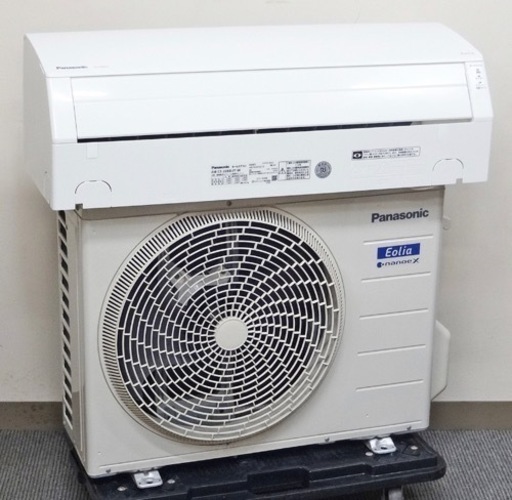 【取引完了】(39) パナソニック Eolia エオリア  ナノイーX搭載 ルームエアコン おもに6畳用 2019年製 ‼️取付販売
