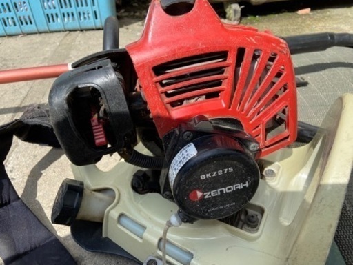 ☆値下げしました☆ZENOAH ゼノア 背負い式 草刈機 BKZ275くるくるカッター 中古品 修理品 ジャンク品