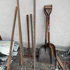 不要となったスコップなど　譲ります