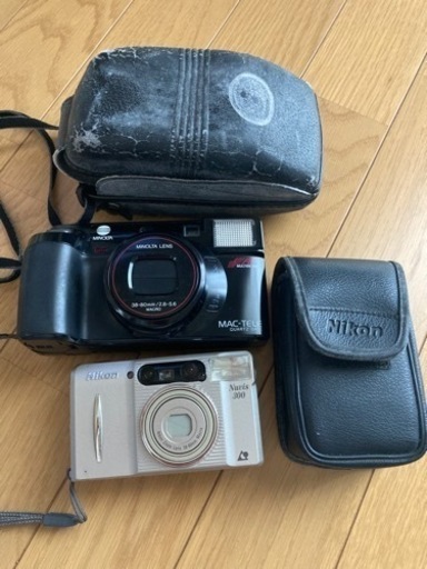 MINOLTA MAC TELE   NIKON Nuvis300 カメラ　2台