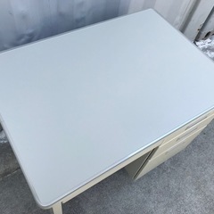 TOYOSTEEL ◇事務机 スチールデスク◇片袖机◇鍵無し◇幅92cm◇K702の画像