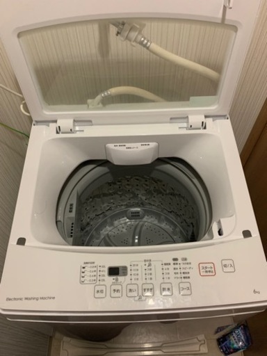 ニトリ洗濯機6kg 2019年製　ホコリ取りなし