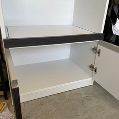 【受付終了】レンジ台 レンジボード キッチン収納の画像