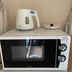 電子レンジと電気ケトル