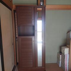 背の高い下駄箱