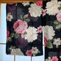 浴衣　薔薇の画像