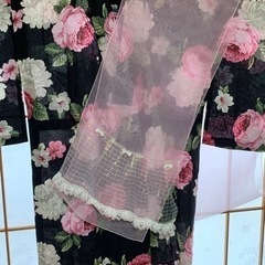 浴衣　薔薇の画像