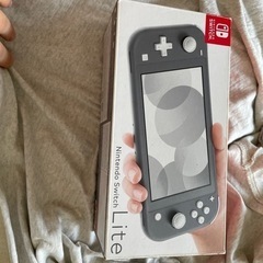 Nintendo Switch light グレー　の画像
