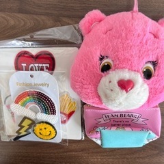 Care♡Bearsミニポーチ4点セット・新品未使用です。