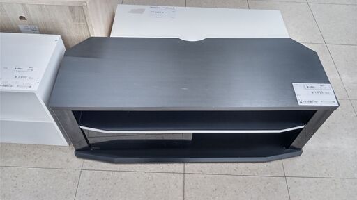 ★ジモティ割あり★  テレビ台 黒 H38×D37×W105 クリーニング済み TJ1246