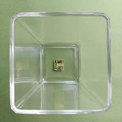ガラス食器【角小付　５客】　KAMEI GLASS　の画像