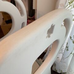 momnlittle すべり台　ホワイト×グレーの画像