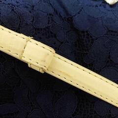 【Jewels】スカーフ付き バイカラードレスの画像
