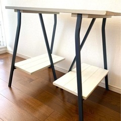 7/8までに引き取りで1000円OFF！オーダー品 アトリエアンティークテーブル 美品の画像