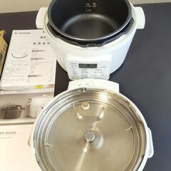 美品　アイリスオーヤマ 電気圧力鍋 PC-MA4-W ホワイト 4.0L　2020年製の画像