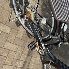 自転車　カゴ付きの画像