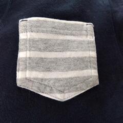 130 紺色半袖Ｔシャツの画像