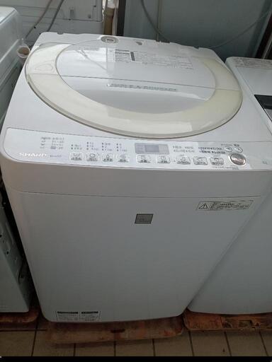 ★【シャープ】全自動洗濯機　2016年7kg(ES-G7E3)洗濯ネットは新品に交換済み【3ヶ月保証付き★送料に設置込み】自社配送時代引き可※現金、クレジット、スマホ決済対応※