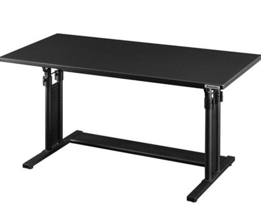 Bauhutte( バウヒュッテ ) ゲーミングデスク 昇降式 PCデスク (幅 120 × 奥行 55 高さ 59~80 cm )