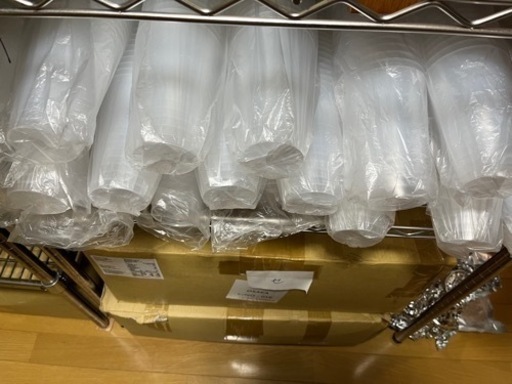 タビオカコップ　蓋付き1000個セット 500ml