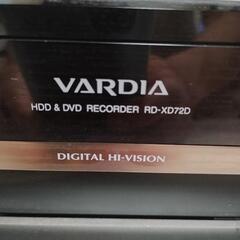 東芝　TOSHIBA VARDIA RD-XD72D DVDプレーヤーの画像
