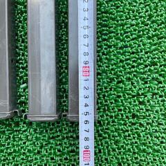 フェンス　スチール　柱　中古品　ブラウン　ベージュ　ホワイト　96cm　76cmの画像