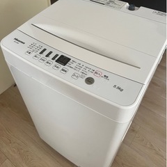 【東京周辺送料込】ハイセンス 5.5kg 全自動洗濯機 ホワイト...