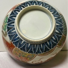 伊万里焼赤絵花鳳凰図蓋鉢　色絵　古伊万里　骨董品にもの画像