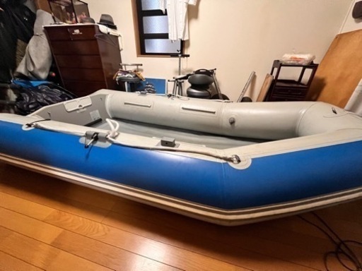 お譲り決定 アキレス achilles エンジン付きボートセット 3人乗り