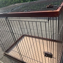 中古 無料 犬舎 ゲージ ペット 犬 猫 木製 大きめ おしゃれの画像