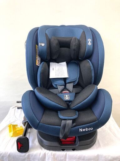 【札幌市内配送可】未使用品 ネビオ ターンピット チャイルドシート 360°回転式 新生児から11歳頃まで