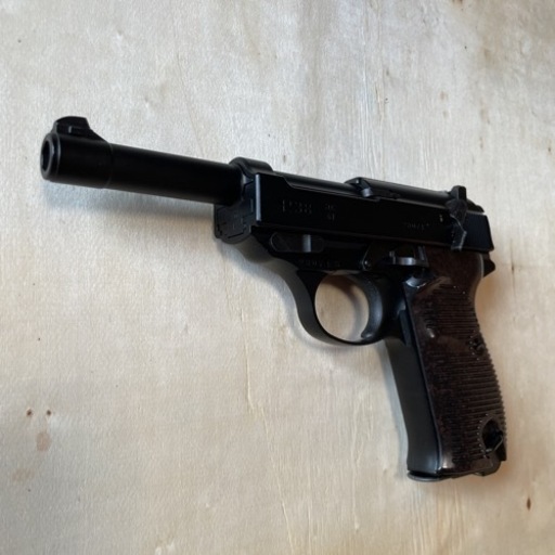 【美品!!送料無料!!】マルゼン ワルサーＰ38 ac41 ブラック 【ガスブローバック】 ※18才以上