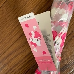 キティちゃんビニール傘の画像