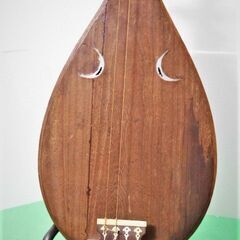 琵琶時 四弦五柱 代和楽器 ジャンク品 (現品の参考動画あり)の画像