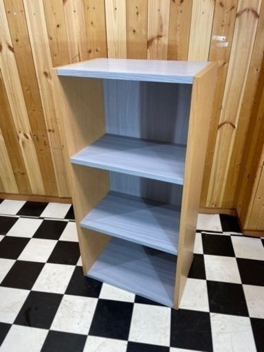 ブルカラーでお洒落☆ 3段カラーBOX 440×275×890 ブルー