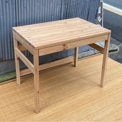 無印良品　パイン材デスク　86×58