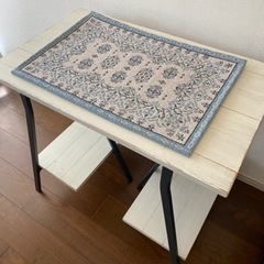 7/8までに引き取りで1000円OFF！オーダー品 アトリエアンティークテーブル 美品の画像