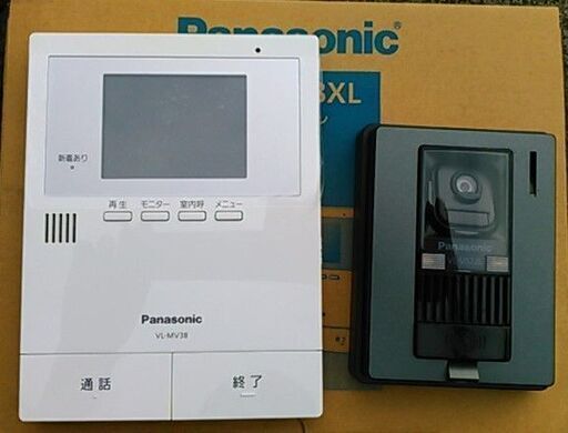パナソニック(Panasonic) カラーテレビドアホン 電源直結式 VL-SV38XL  中古  動作品