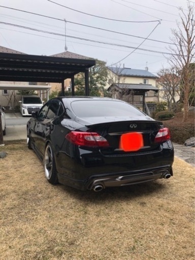 Y51フーガ サイドステップ VLENE ハーフエアロセット