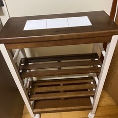 【決まりました:０円】キッチンサイドワゴンの画像