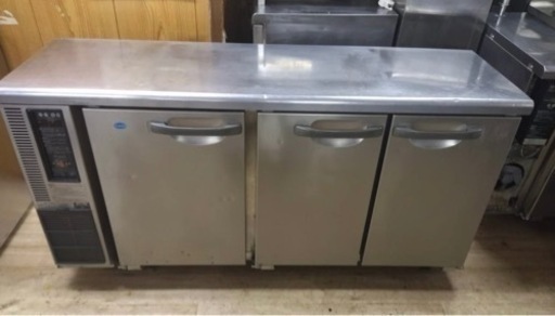 【動確済み】ホシザキ 業務用 テーブル型 冷凍冷蔵庫 RFT-150PTE 204L 1500×450×800 台下冷蔵庫 コールドテーブル 業務用冷蔵庫 大阪発