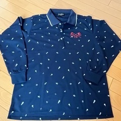 メンズ　ポロシャツ　長袖　Lサイズ