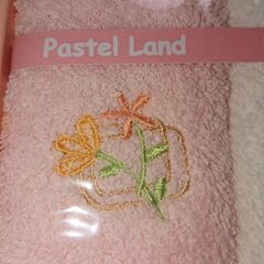 プチタオル 3枚 刺繍が入っています。の画像